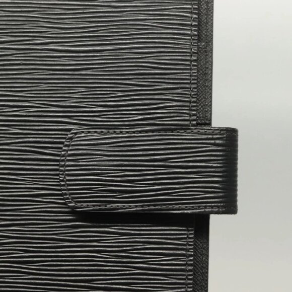 LOUIS VUITTON Epi Agenda GM Day Planner Cover Black R20212 LV Auth 130661 - Picture 12 of 16